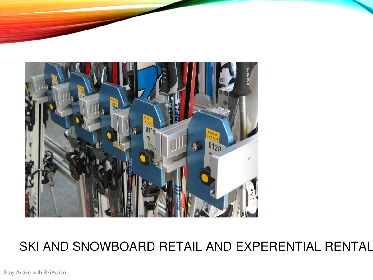 Ski and snowboard retail and experiential rental