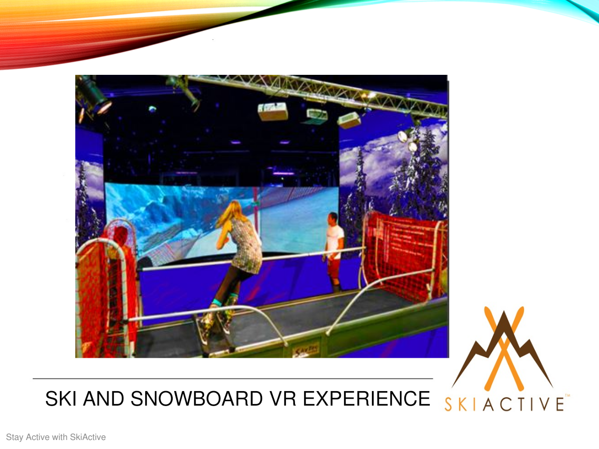 Ski and snowboard virtual reality experience
